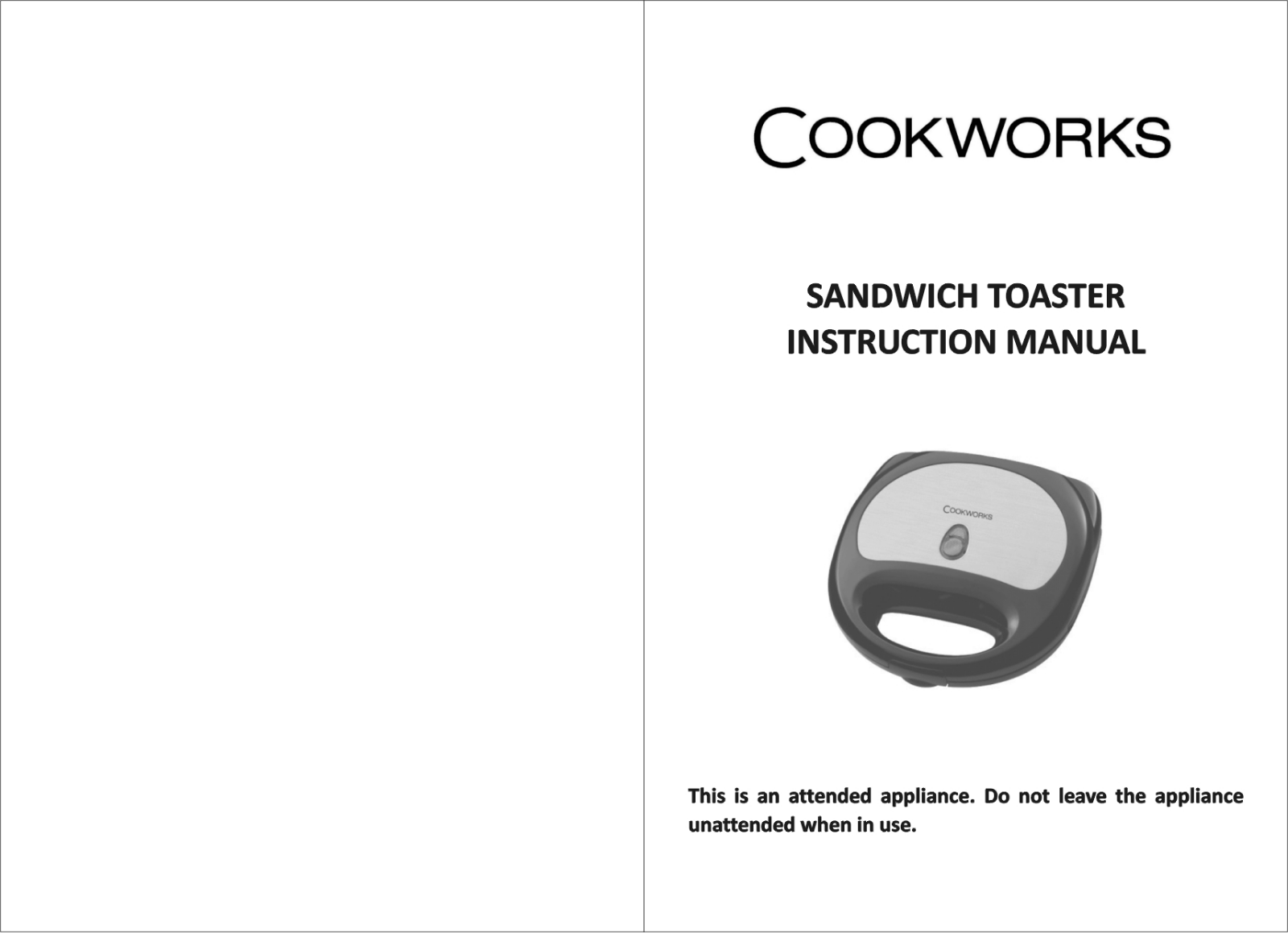 Cookworks LW-619B Instruction manual