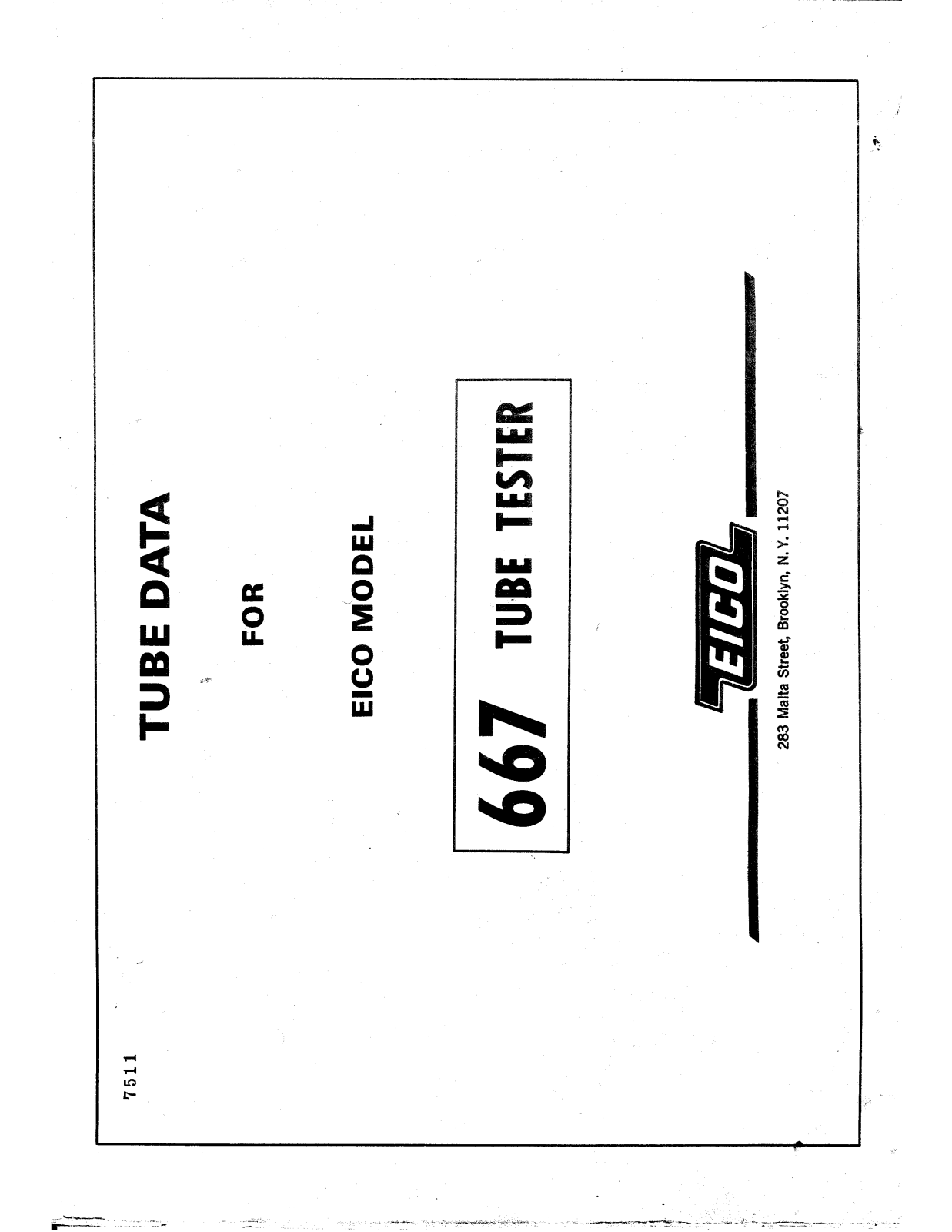 EICO 667 User Manual