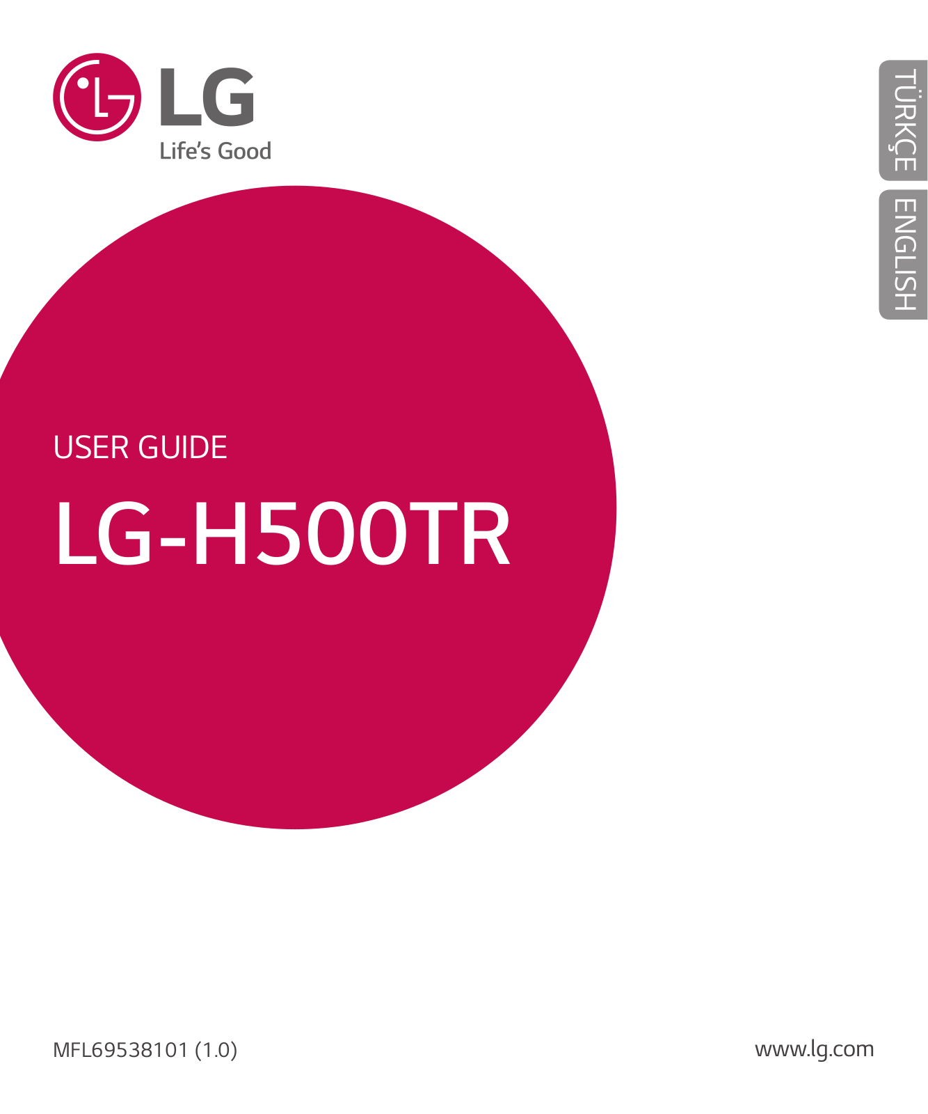 LG LGH500TR Owner's Manual