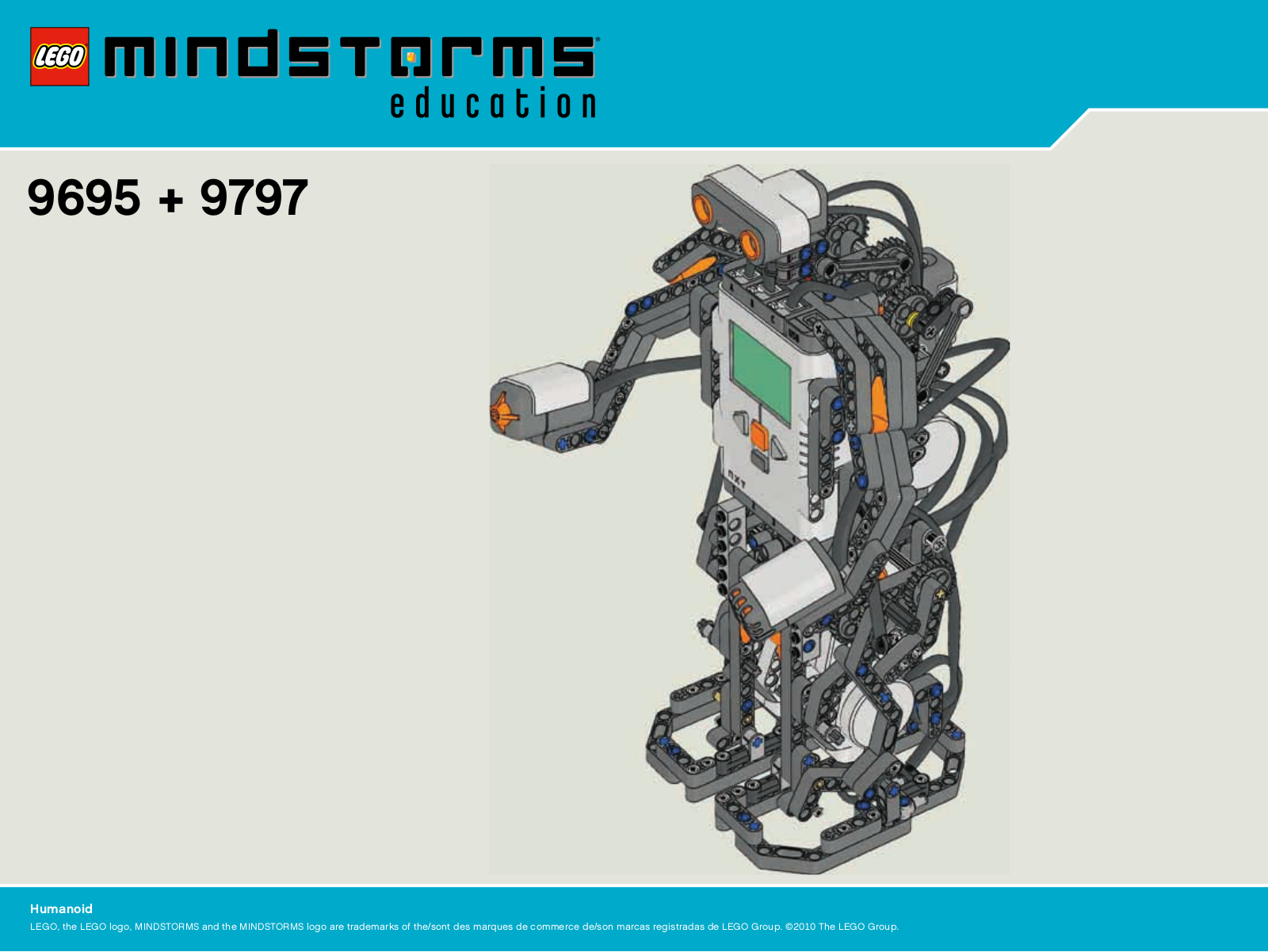 LEGO Mindstorms education Humanoid 9695, Mindstorms education Humanoid 9797 User Manual