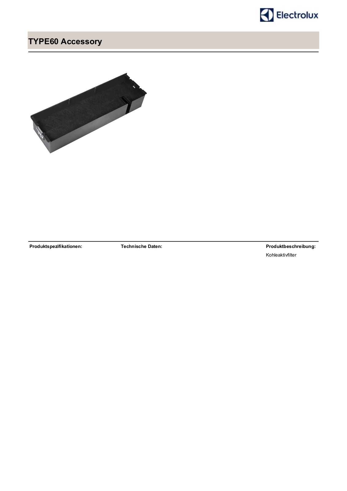 AEG TYPE60 USER MANUAL