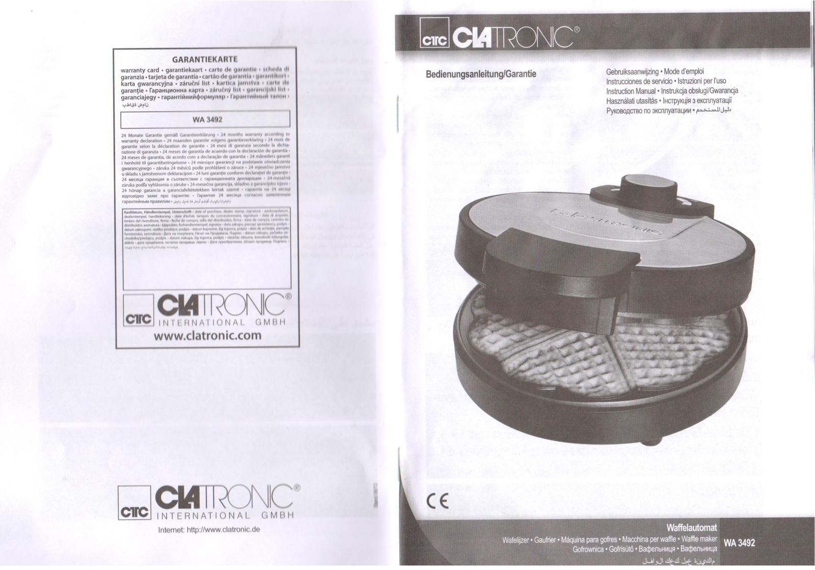 CLATRONIC WA 3492 User Manual