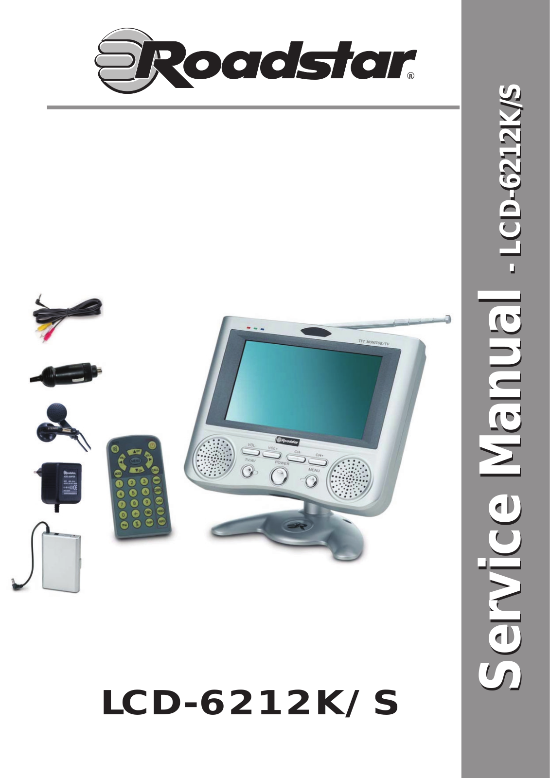 Roadstar lcd 6212k, lcd 6212 s schematic