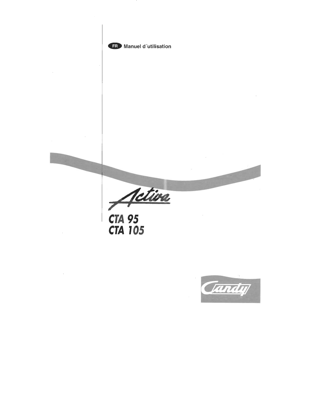 CANDY CTA105, CTA95 User Manual