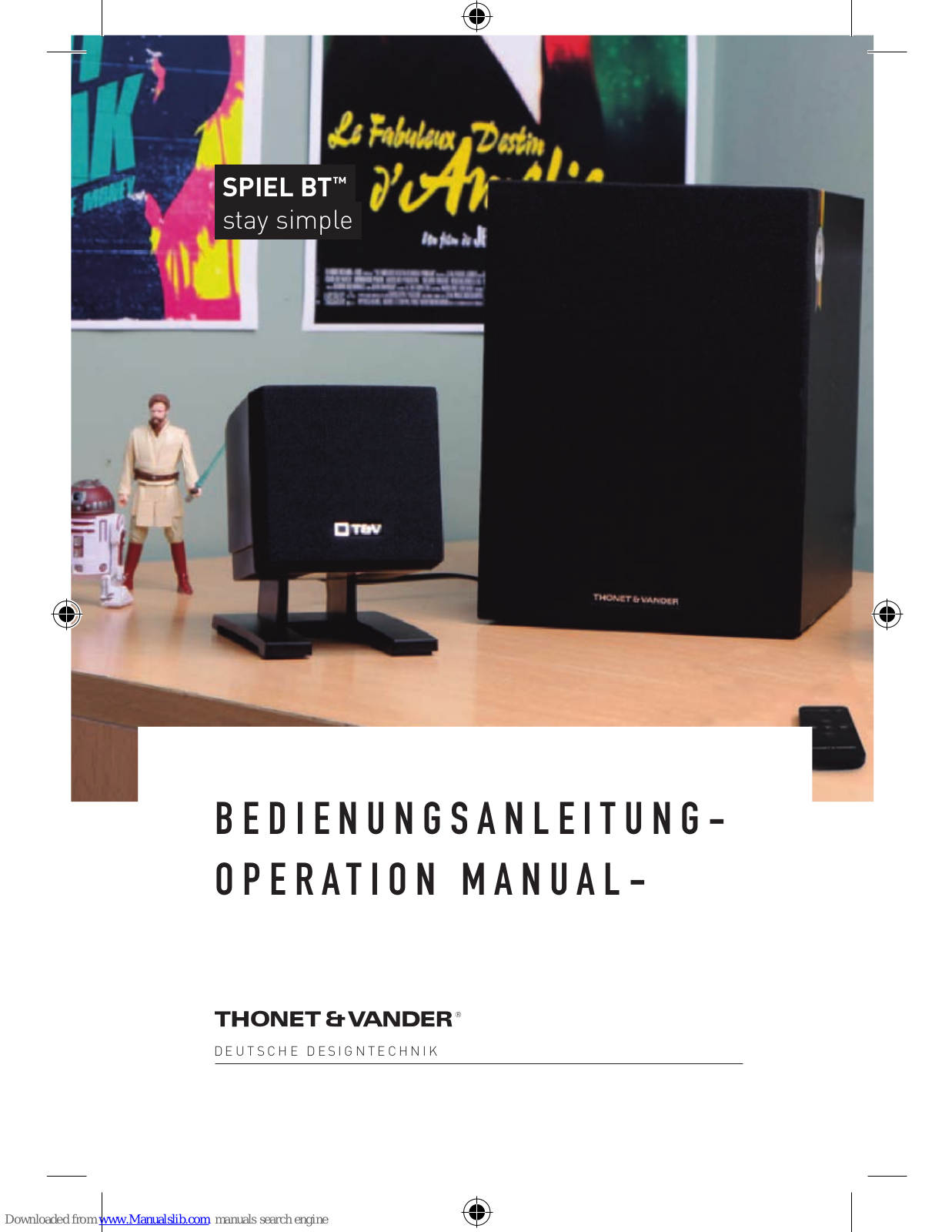 Thonet & Vander SPIEL BT Operation Manual