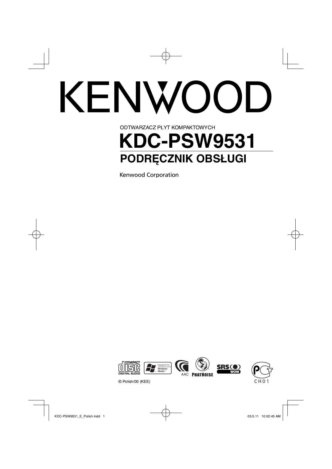 Kenwood KDC-PSW9531 User Manual