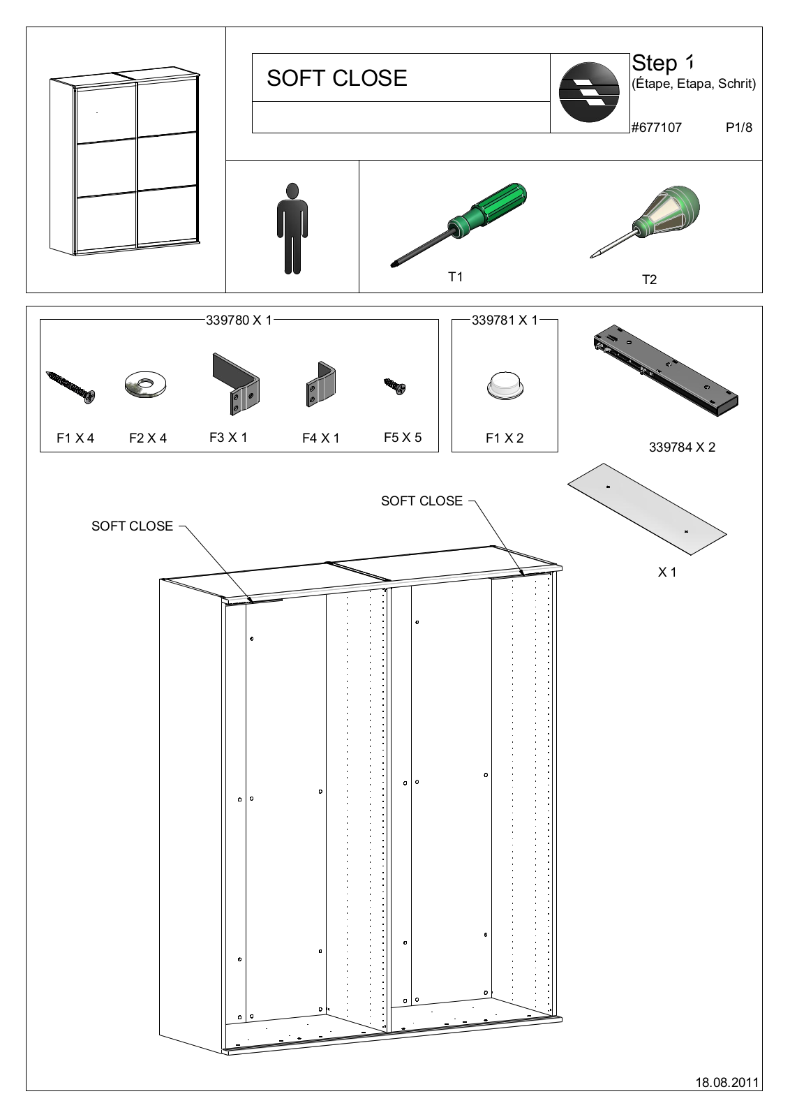 BoConcept Soft close Assembly Instruction