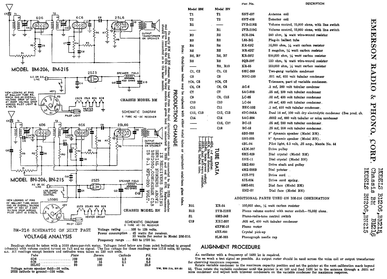 Emerson BM206 Schematic - ManualMachine.com