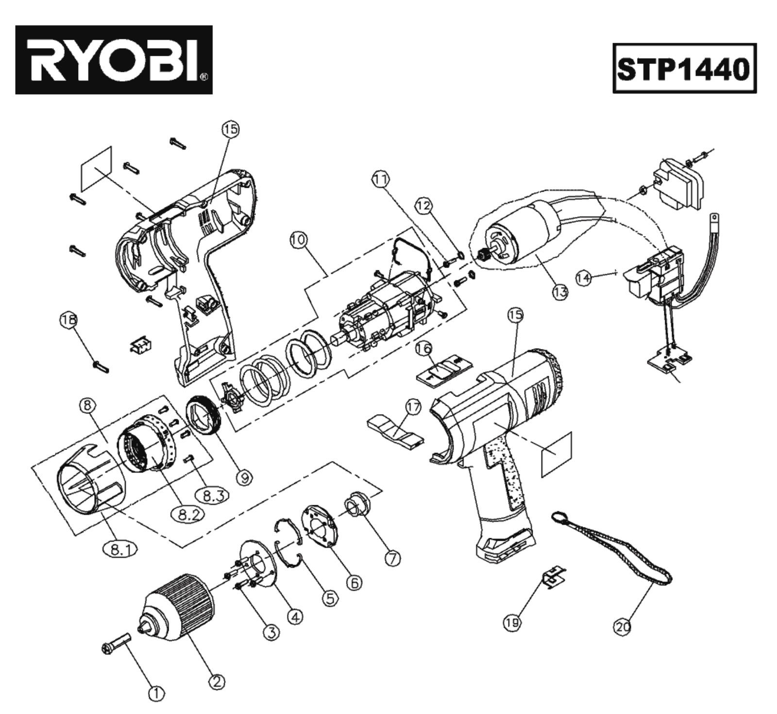 Ryobi STP1440 User Manual