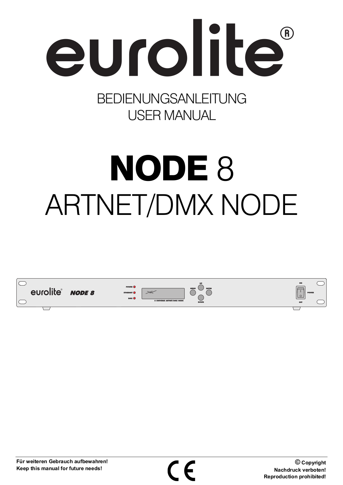 EuroLite NODE 8 User Manual