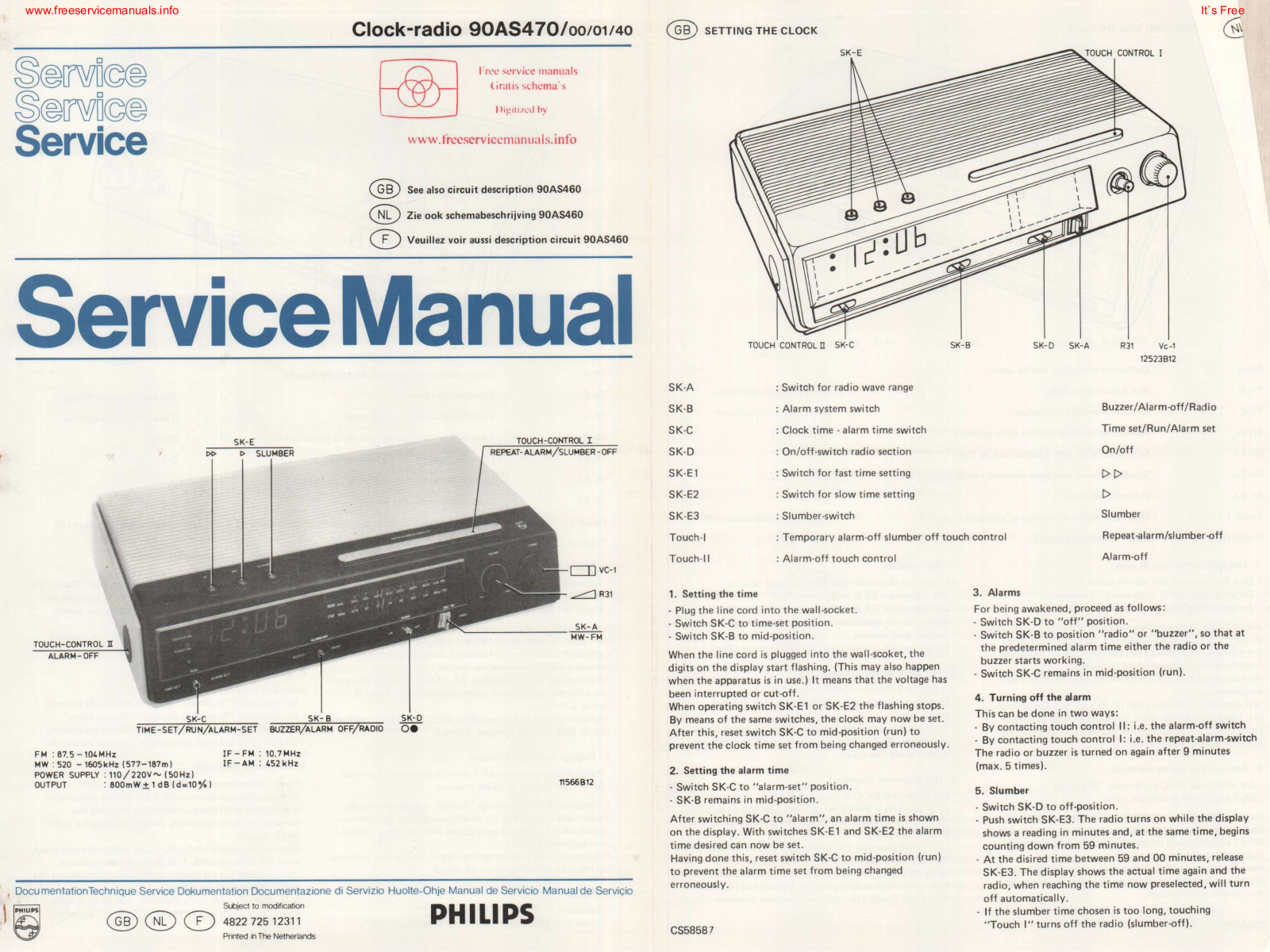 Philips 90as470 Datasheet - ManualMachine.com
