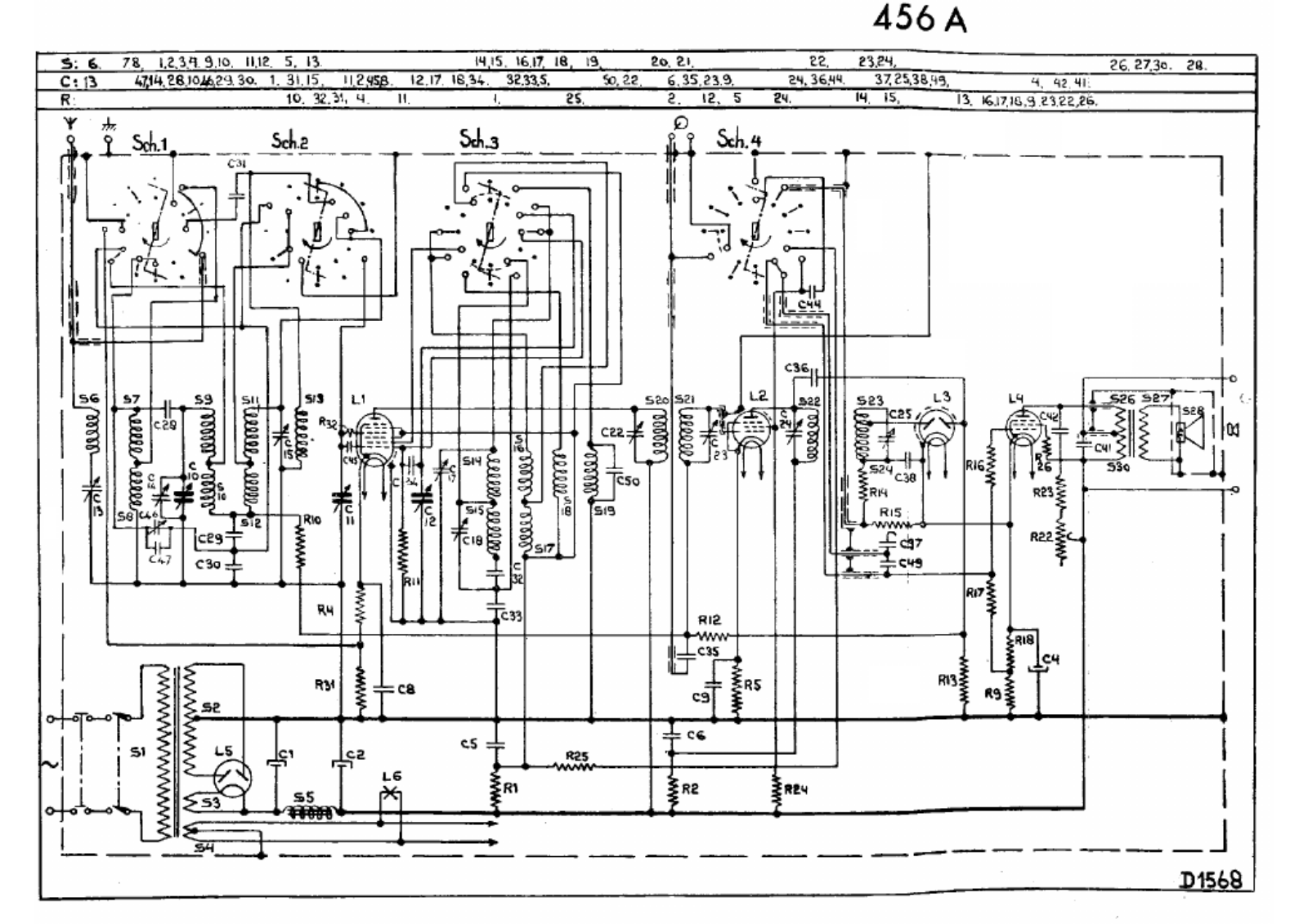 Philips 456a schematic