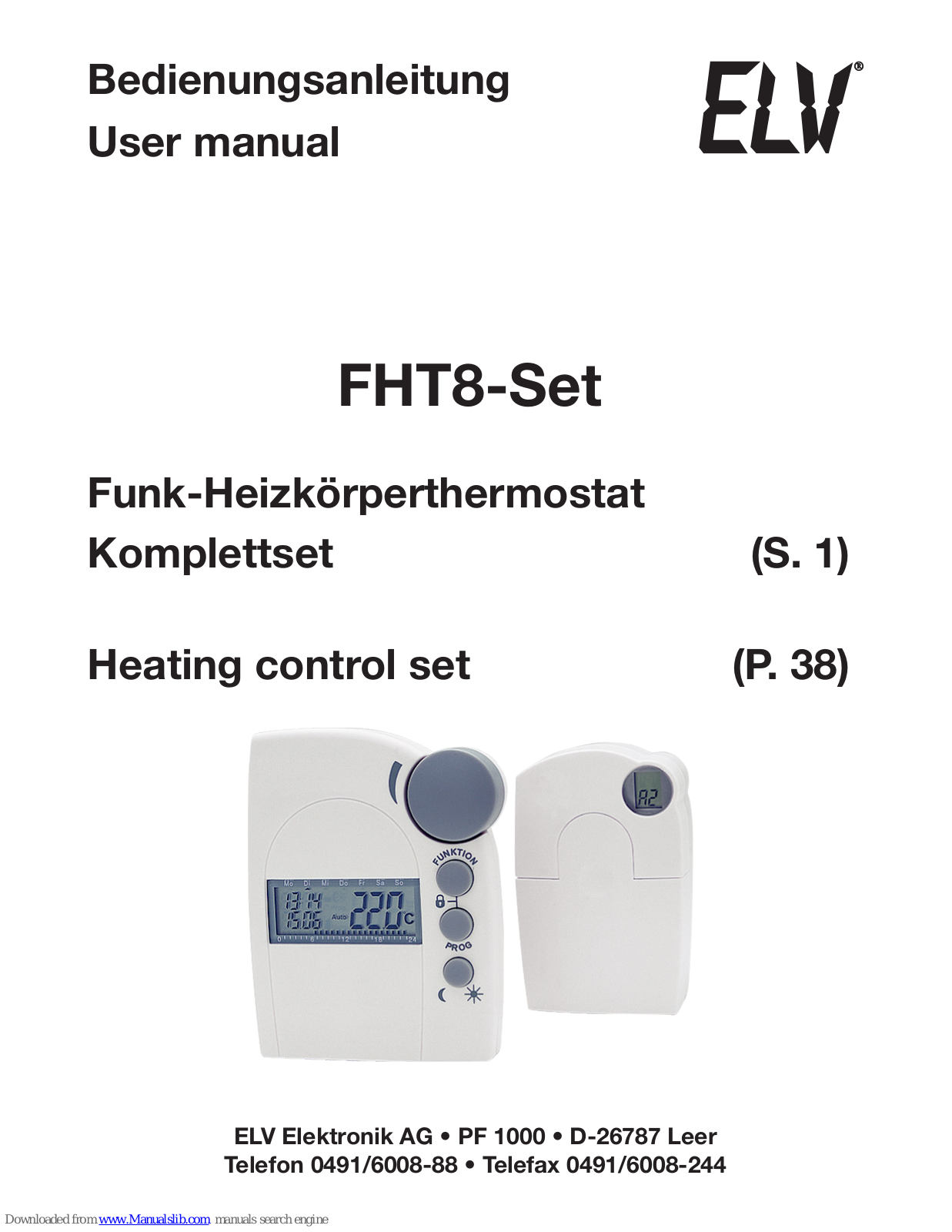 elv FHT8-Set User Manual - ManualMachine.com
