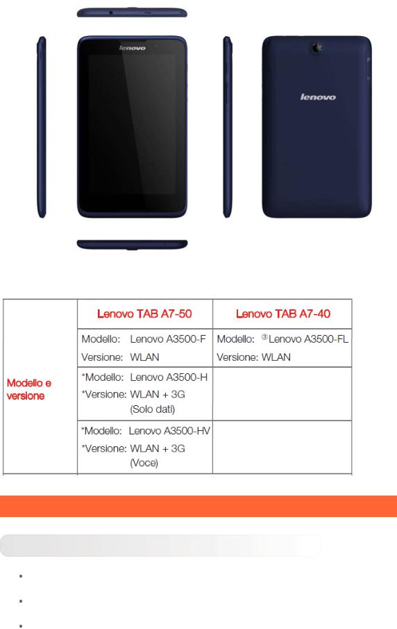 Lenovo TAB A7-40, TAB A7-50 User Guide