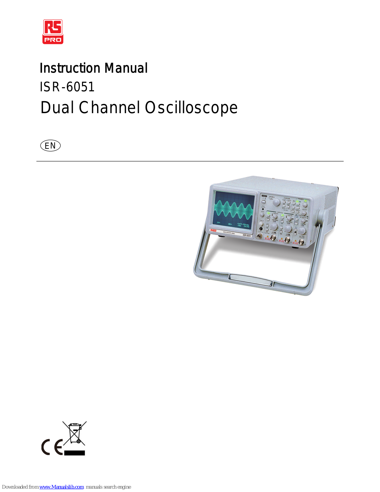 RS ISR-6051 Instruction Manual