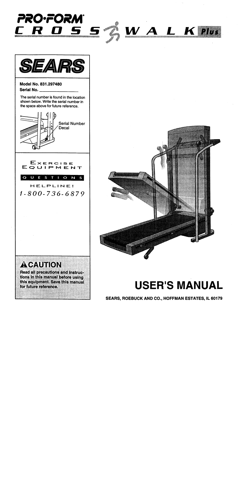 ProForm 297480 User Manual