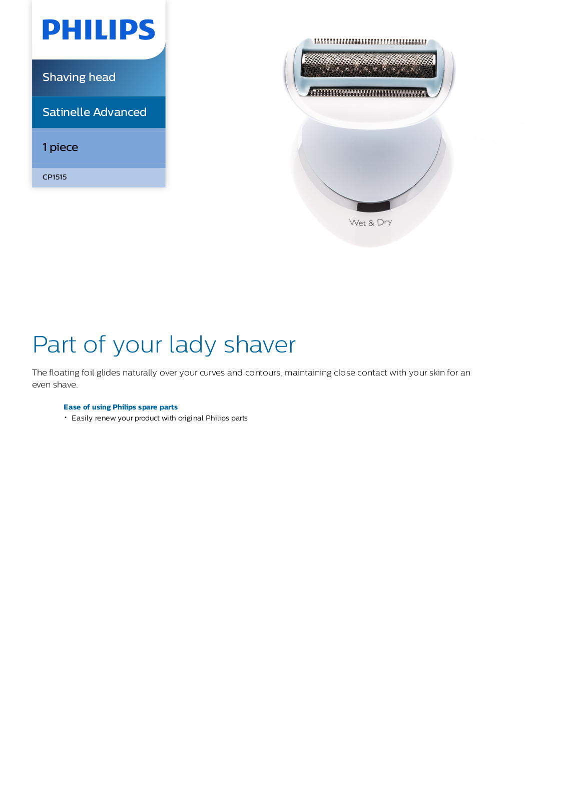 Philips CP1515/01 leaflet - ManualMachine.com
