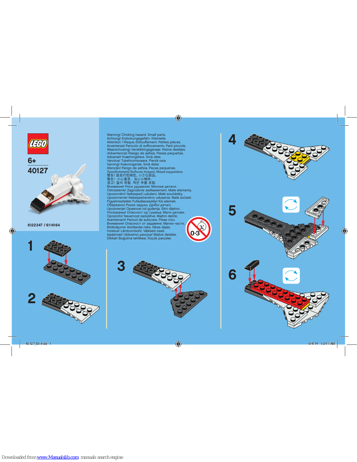 LEGO 40127, CREATOR 10232 Assembly Instruction Manual