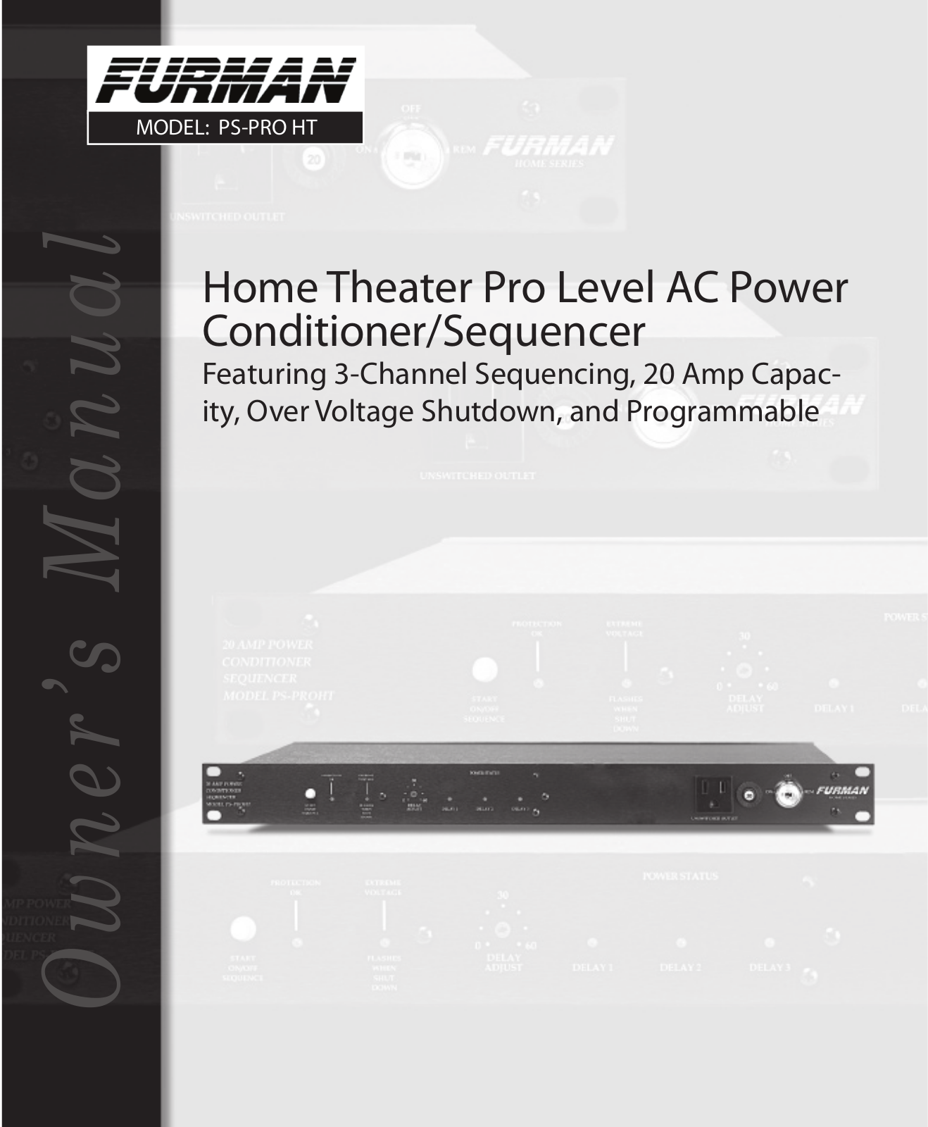 Furman Sound PS-PRO HT User Manual