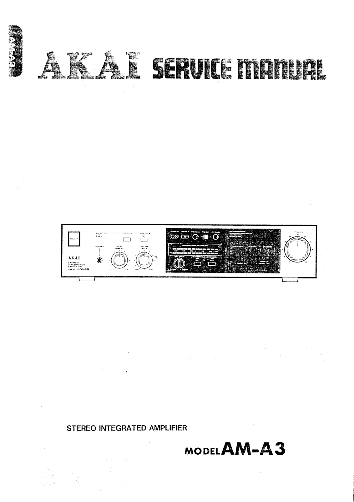 Akai AMA-3 Service manual