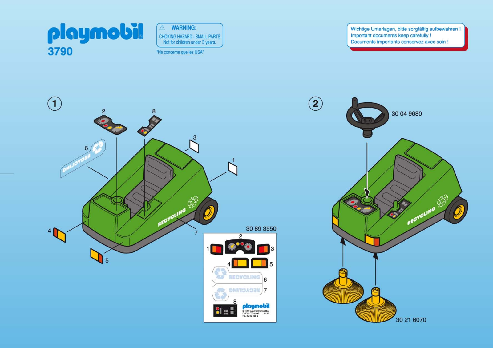 Playmobil 3790 Instructions
