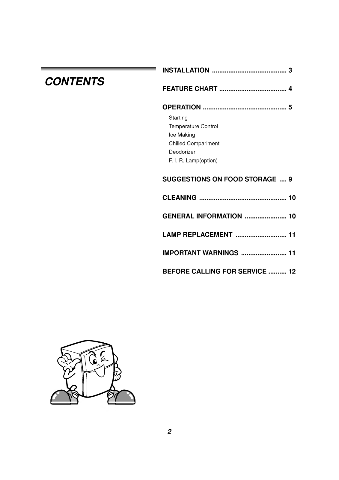 LG ER489GR-V, GR-482SF, LG-R432, GR-43W11CVF, GR-436SVF User Manual