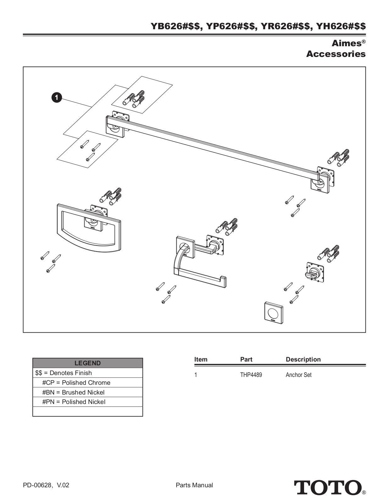 TOTO TOT5034 Specifications - ManualMachine.com