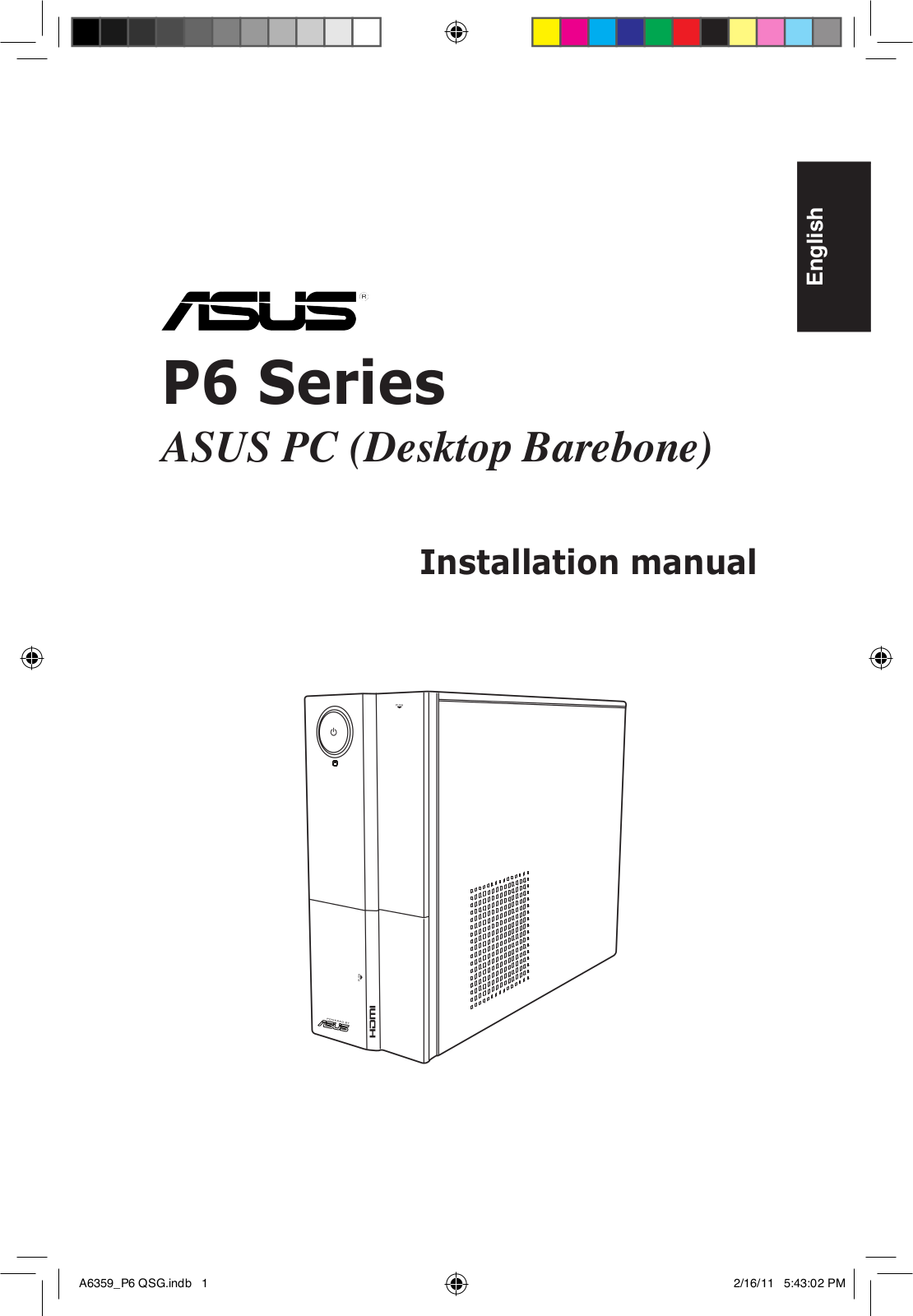 Asus P6-P8H61E User Manual