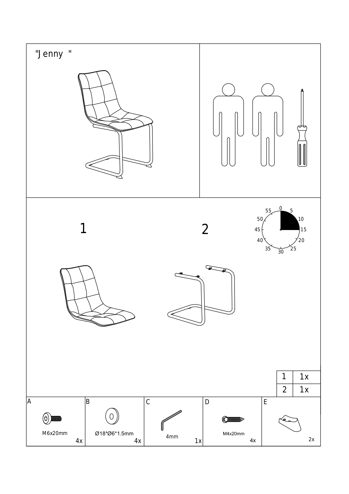 HELA JENNY Assembly instructions - ManualMachine.com