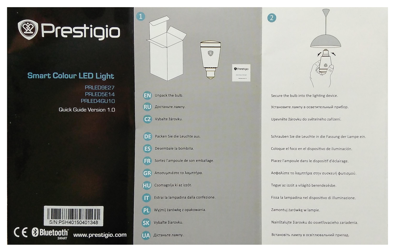 Prestigio PRLED5E14 User Manual