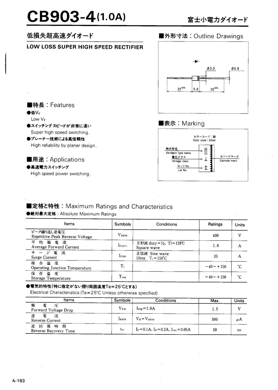 CALLM CB903-4 Datasheet