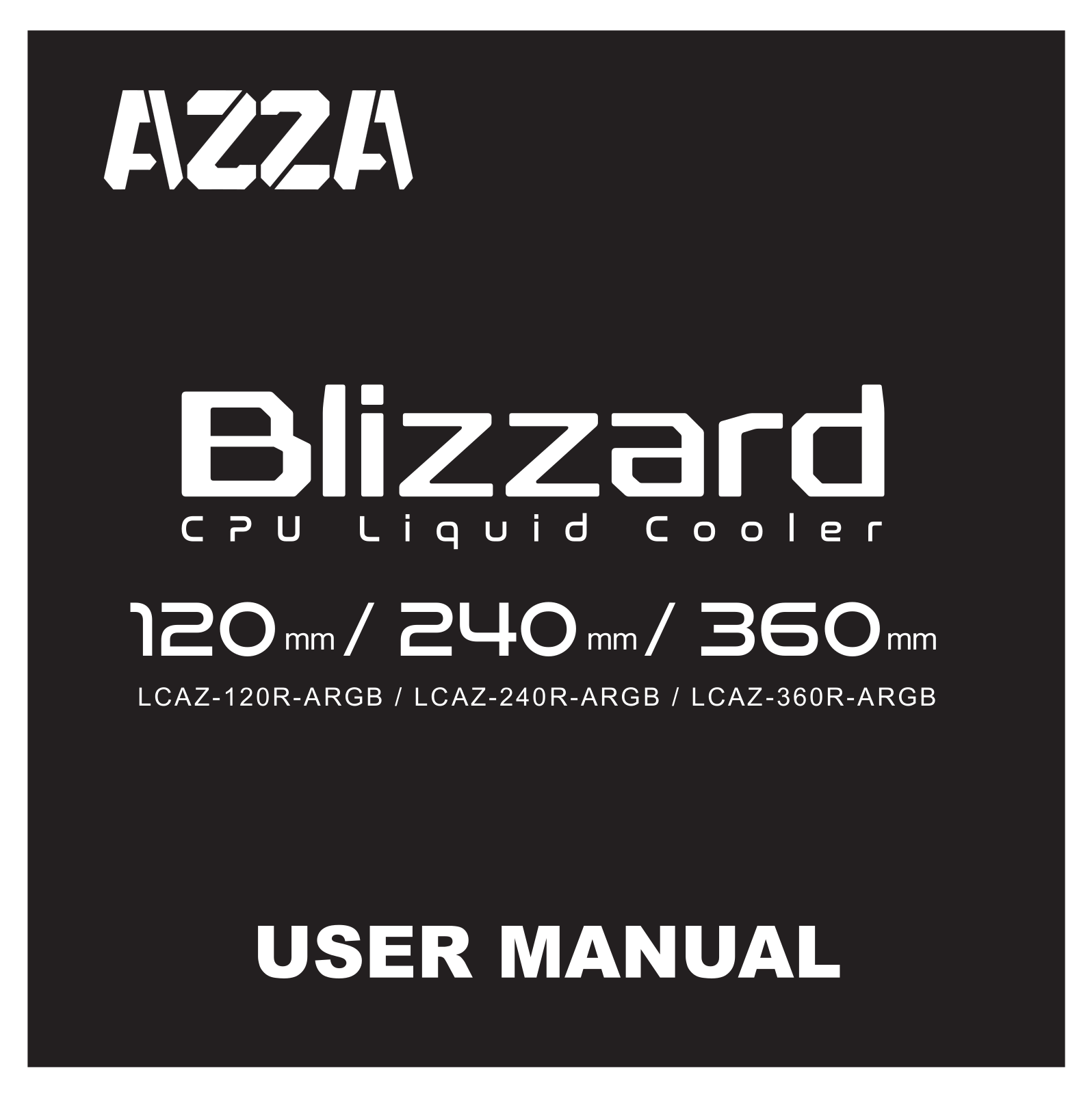 AZZA LCAZ-240R-ARGB operation manual