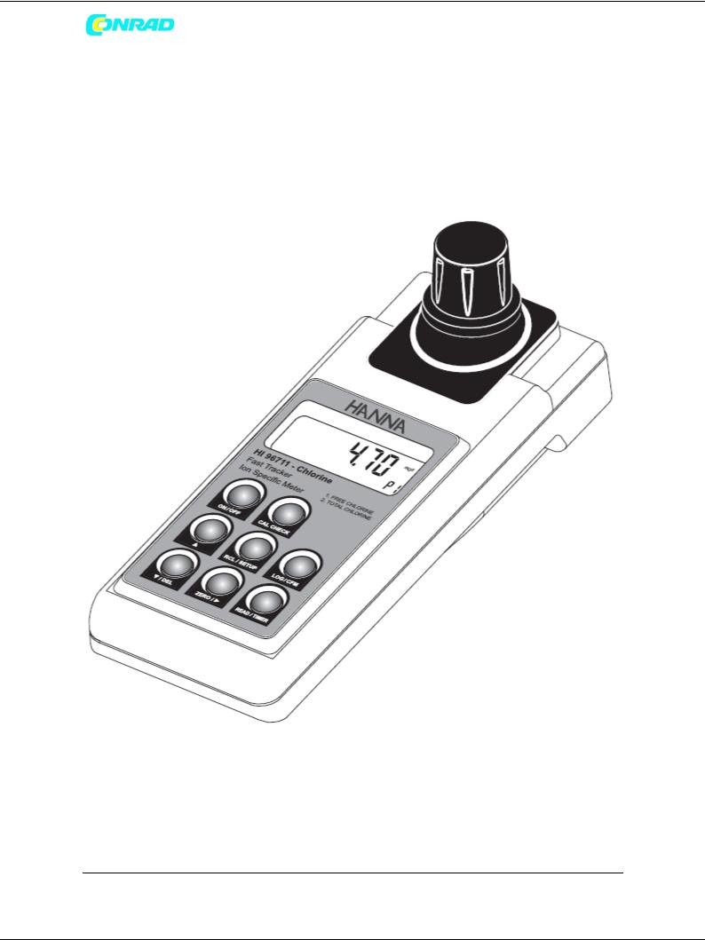 Hanna Instruments HI 96711 User guide