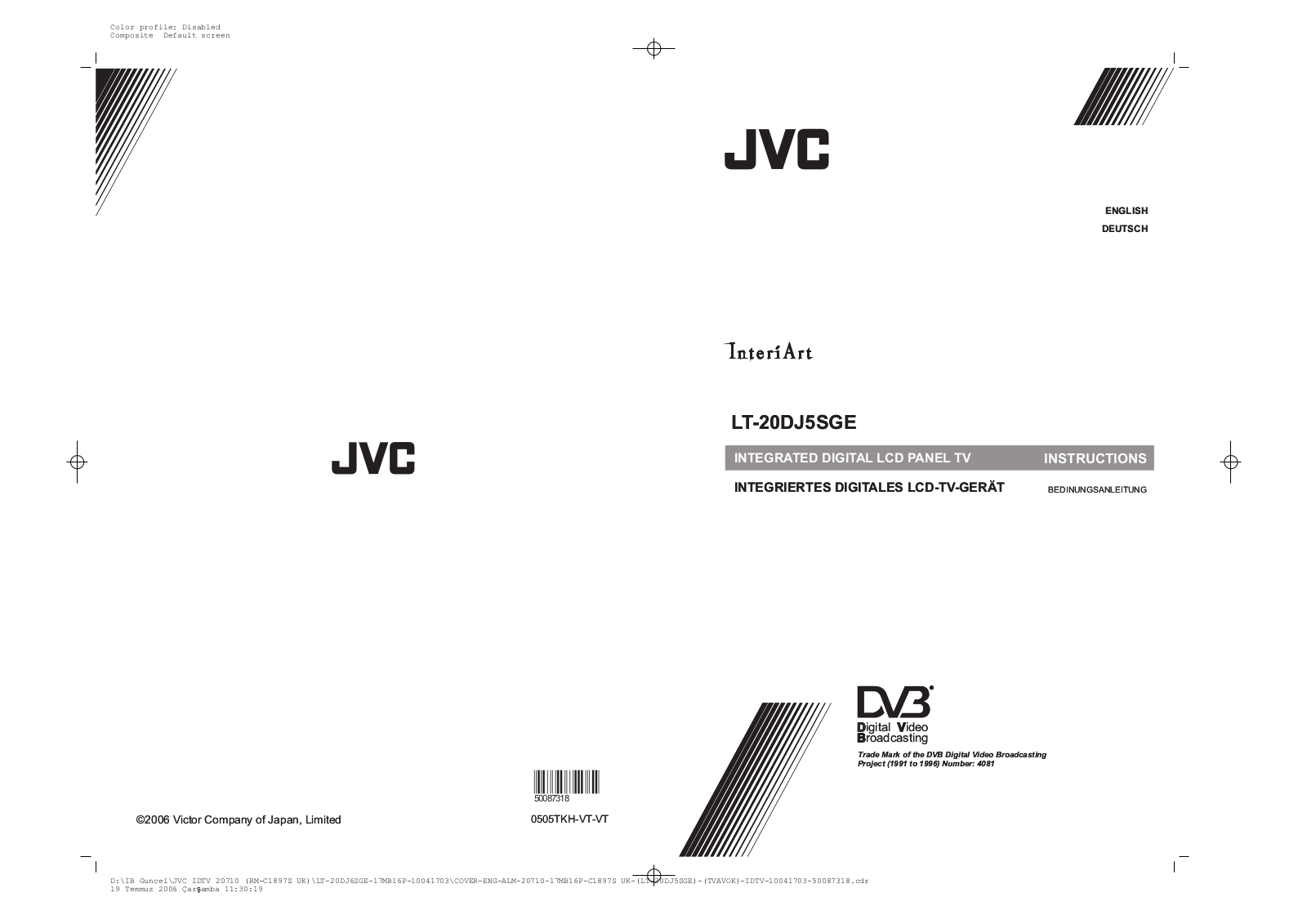 Victor LT-20DJ5SGE User Manual