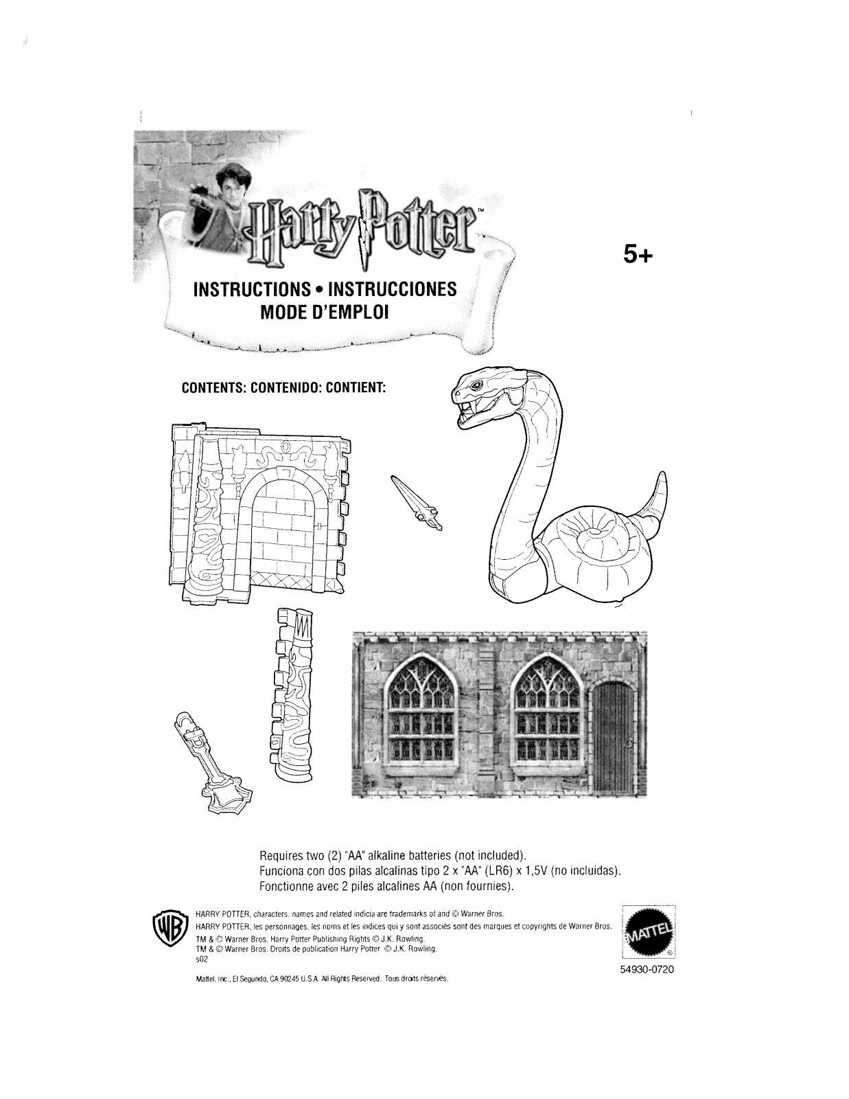 Fisher-Price 54930 Instruction Sheet