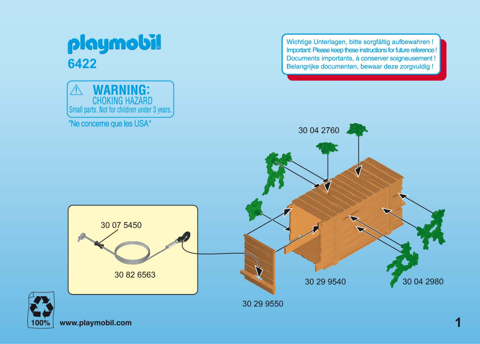 Playmobil 6422 Instructions