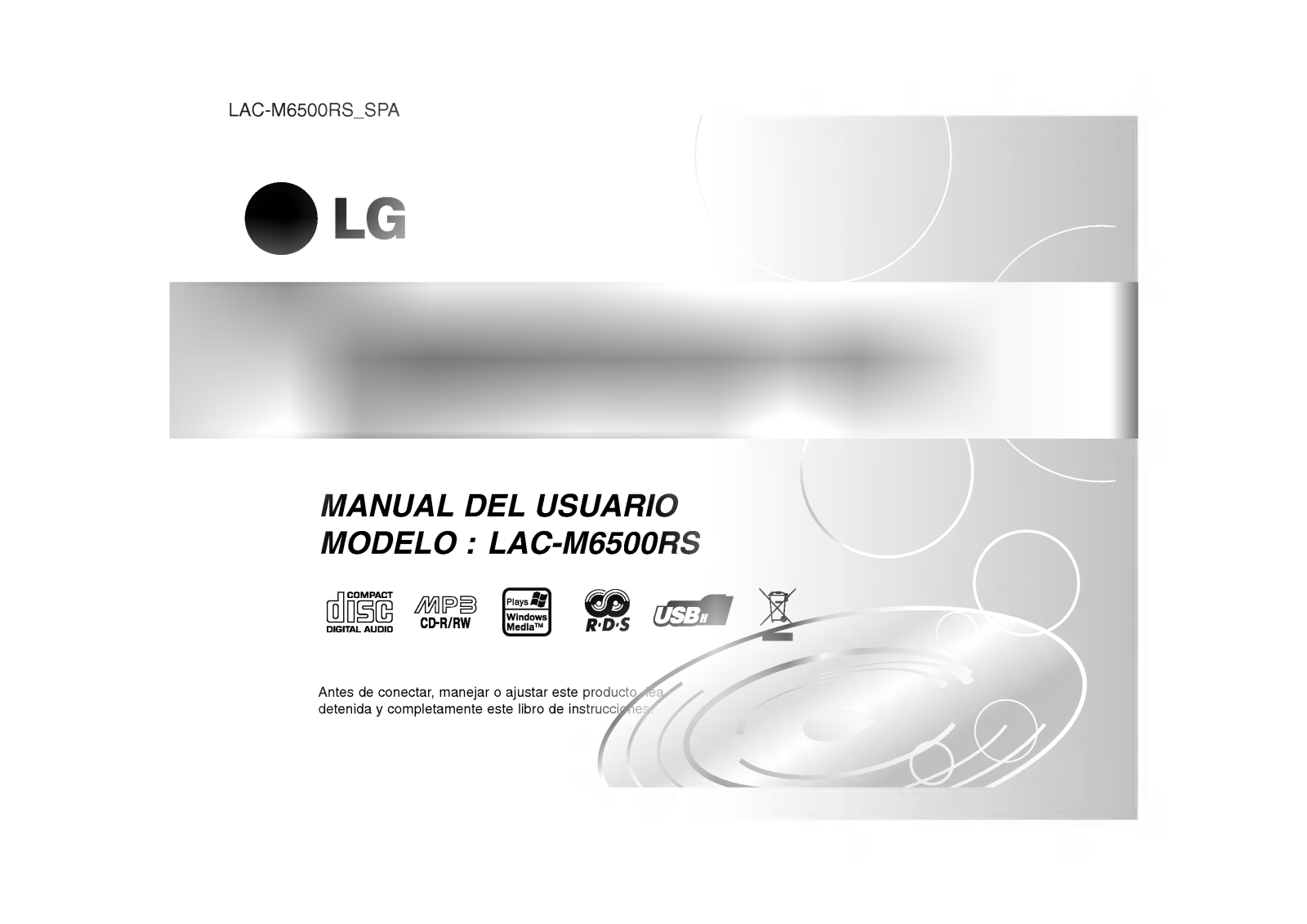 LG LAC-M6500RS User Manual