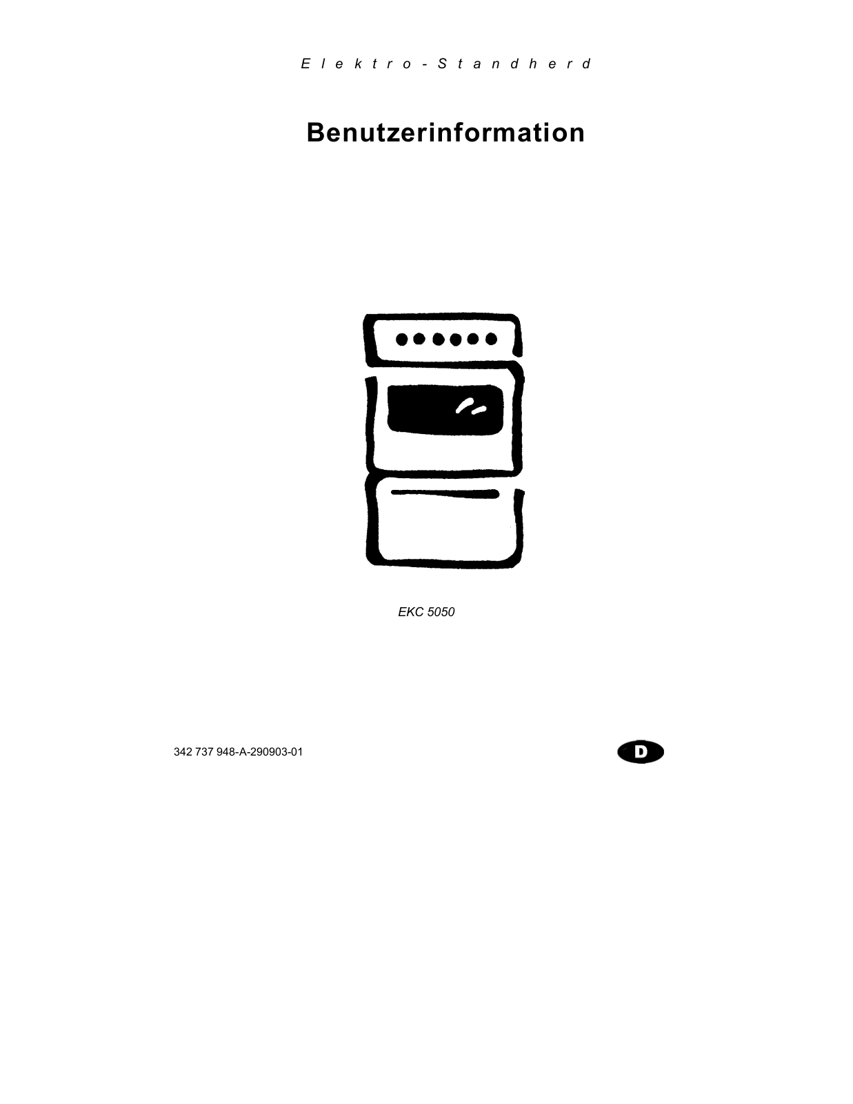 Electrolux EKC5050 User Manual