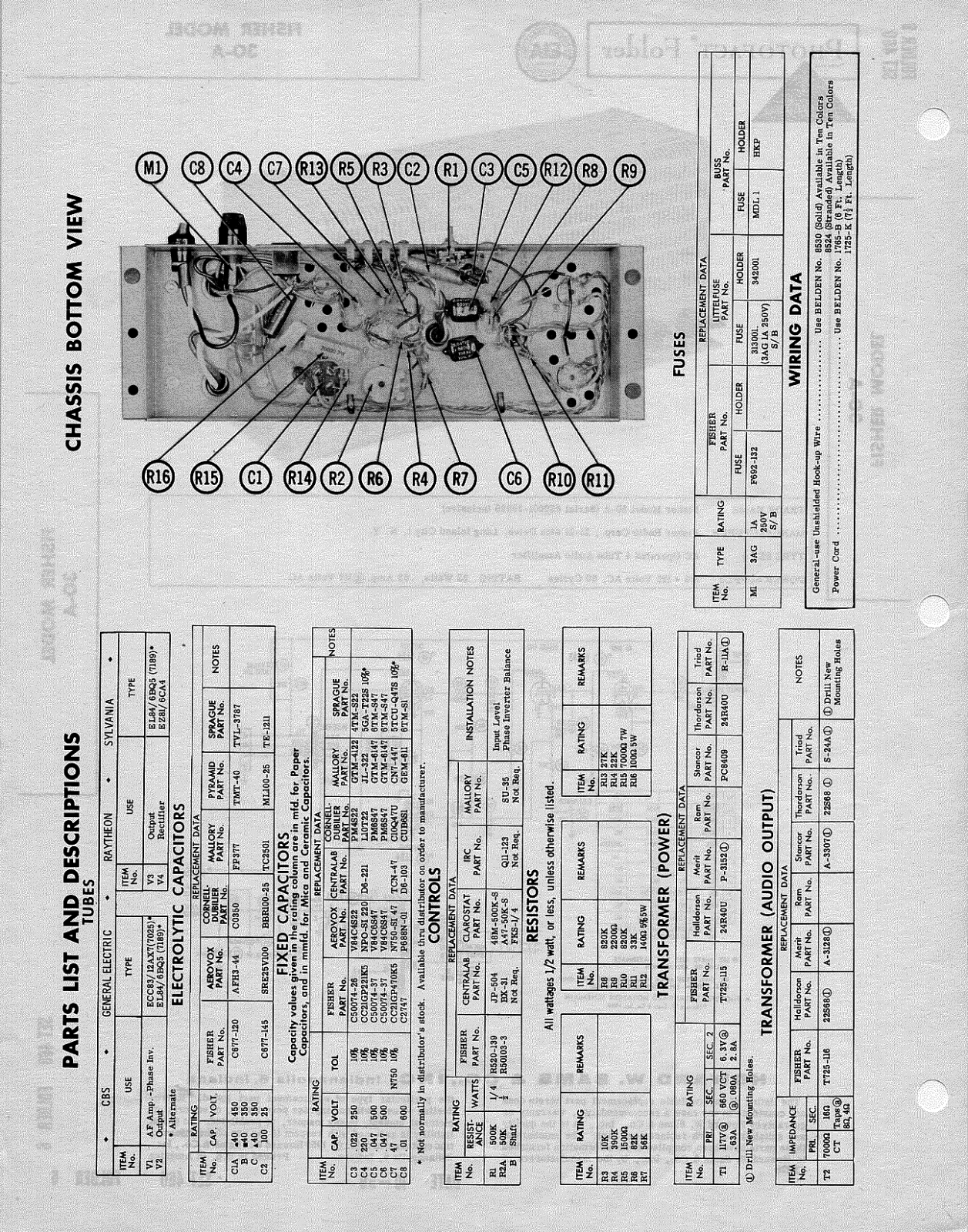 Fisher 30a schematic