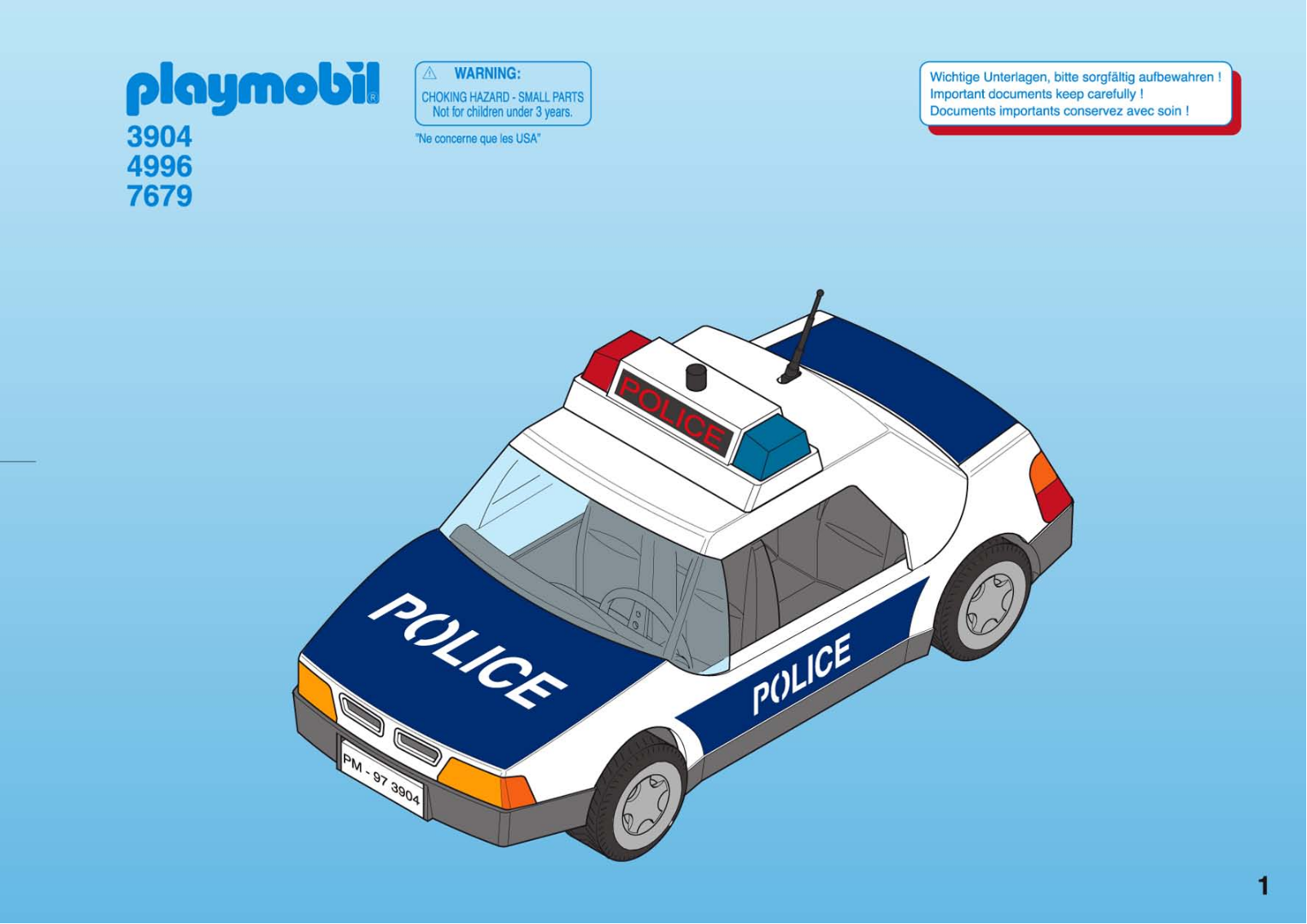 Playmobil 7679 Instructions