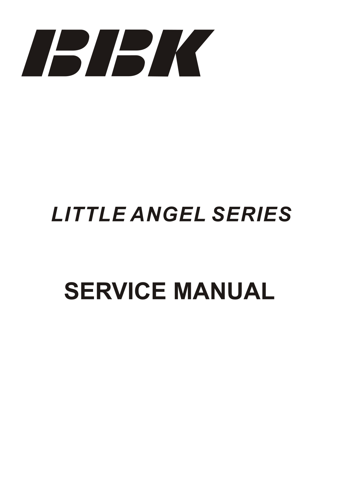 BBK LITTLE ANGEL SERVICE MANUAL