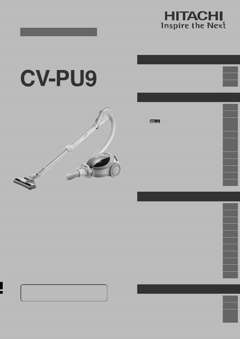 Hitachi CV-PU9 User guide