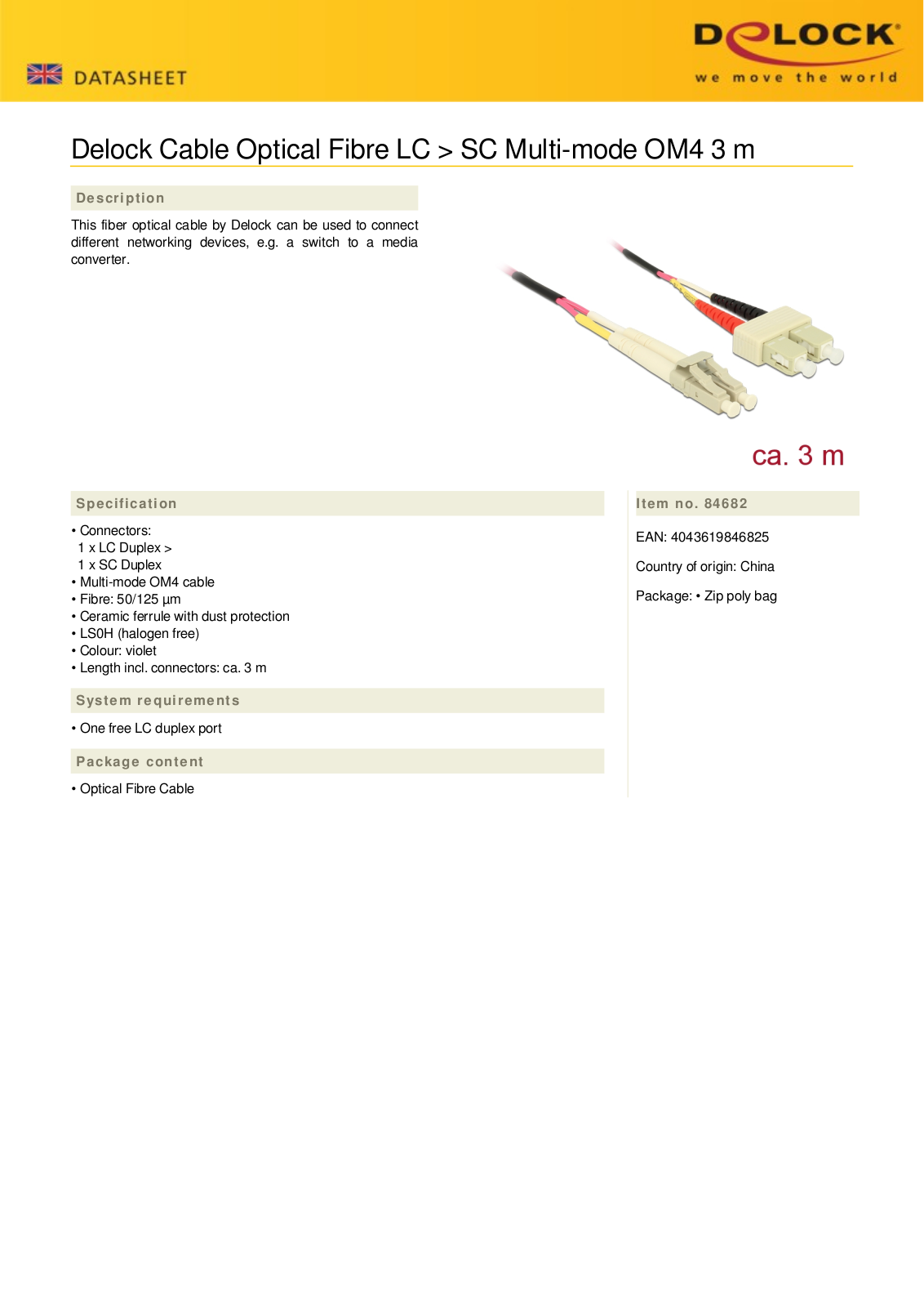 DELOCK 84682 Datasheet - ManualMachine.com