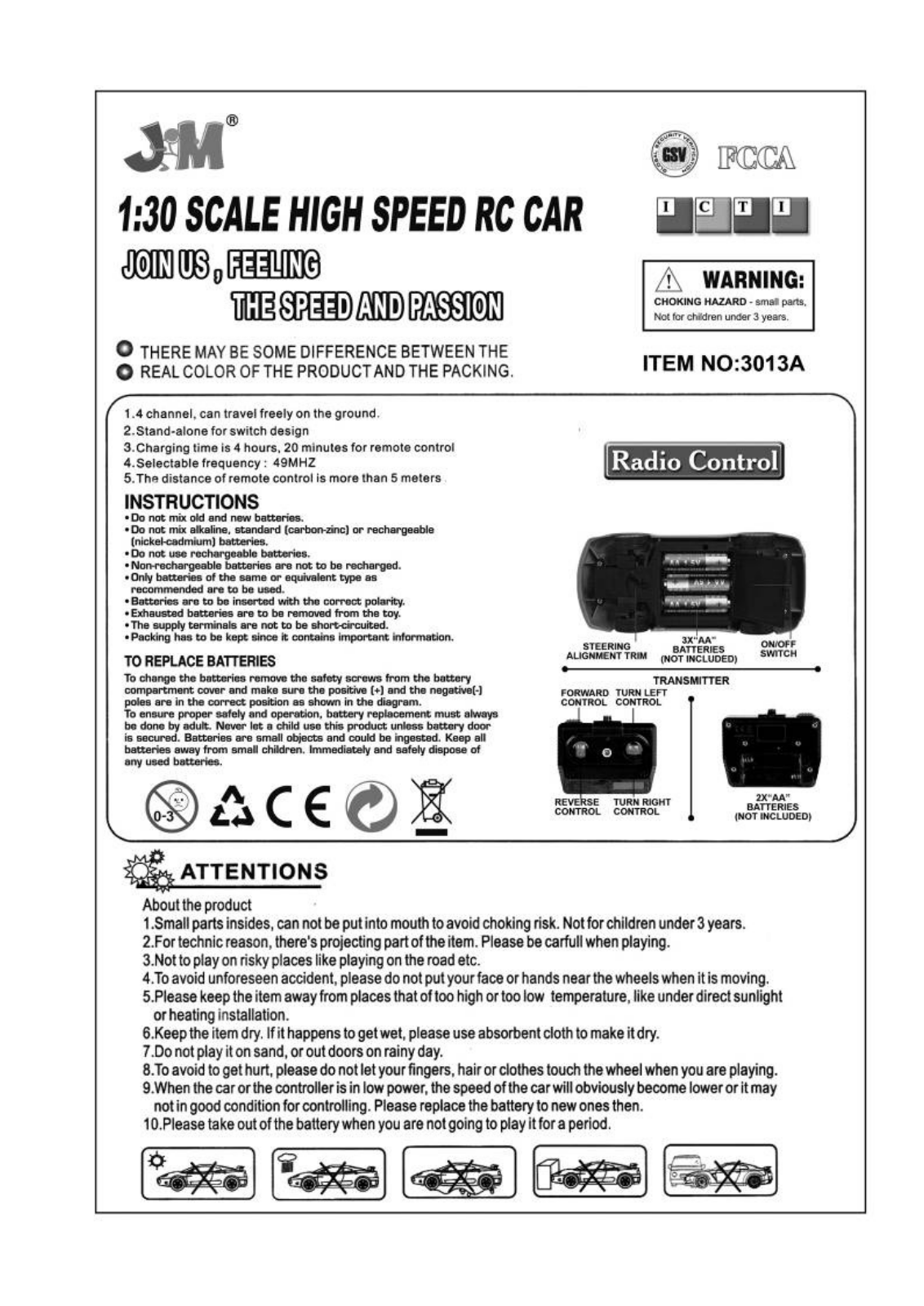 SHANTOU 3013A 49 User Manual