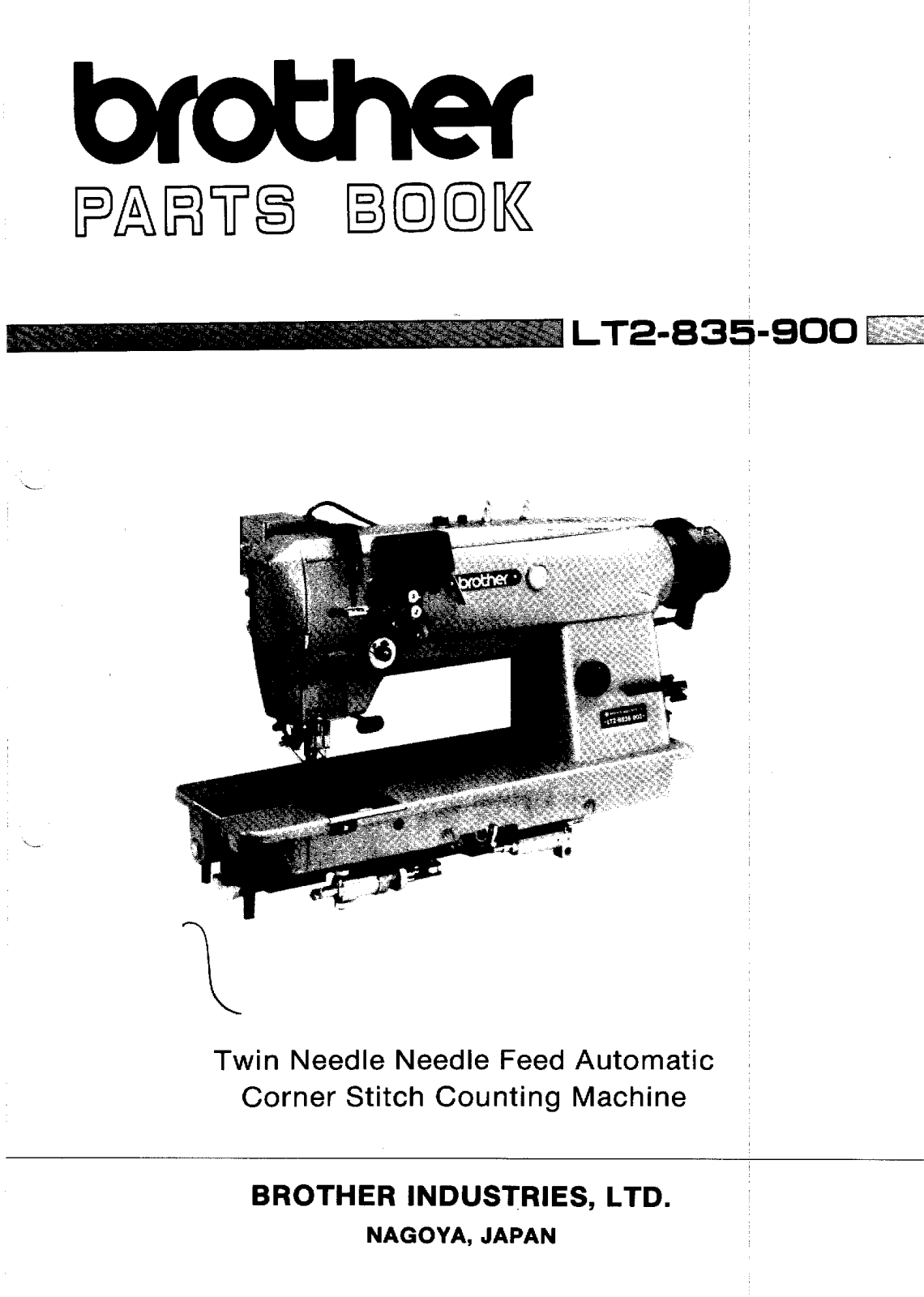Brother LT2 B835-900 Parts Book