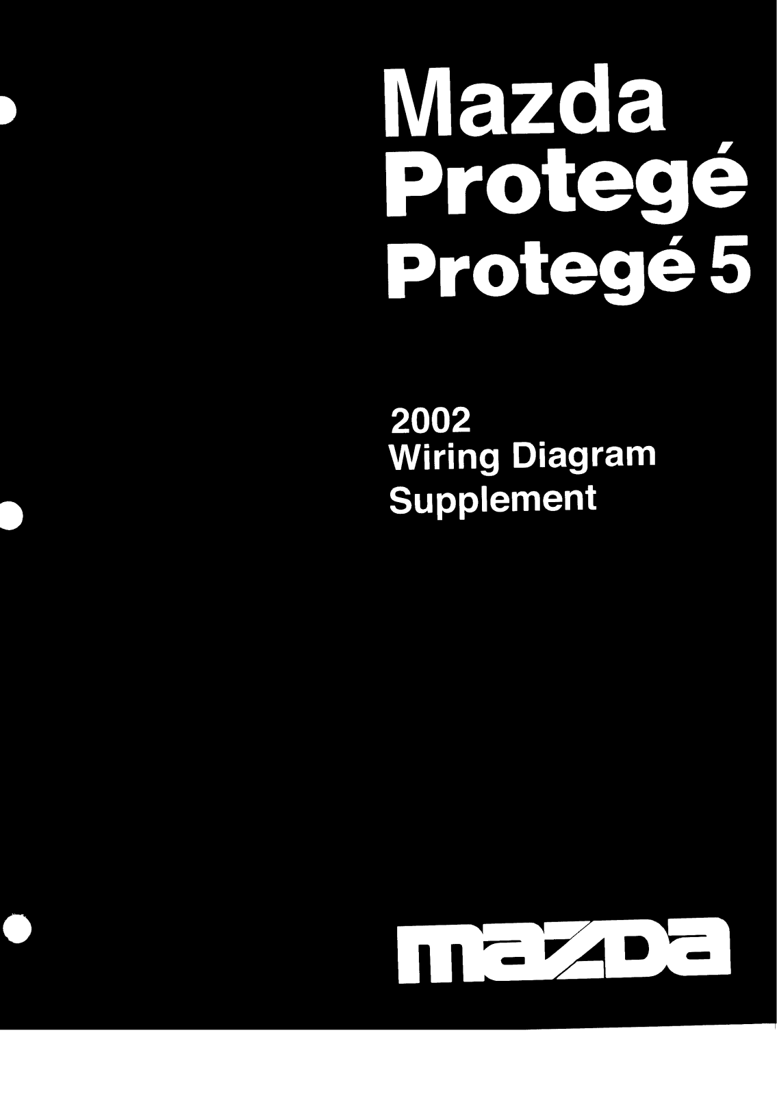 Mazda Protege 2002 User Manual