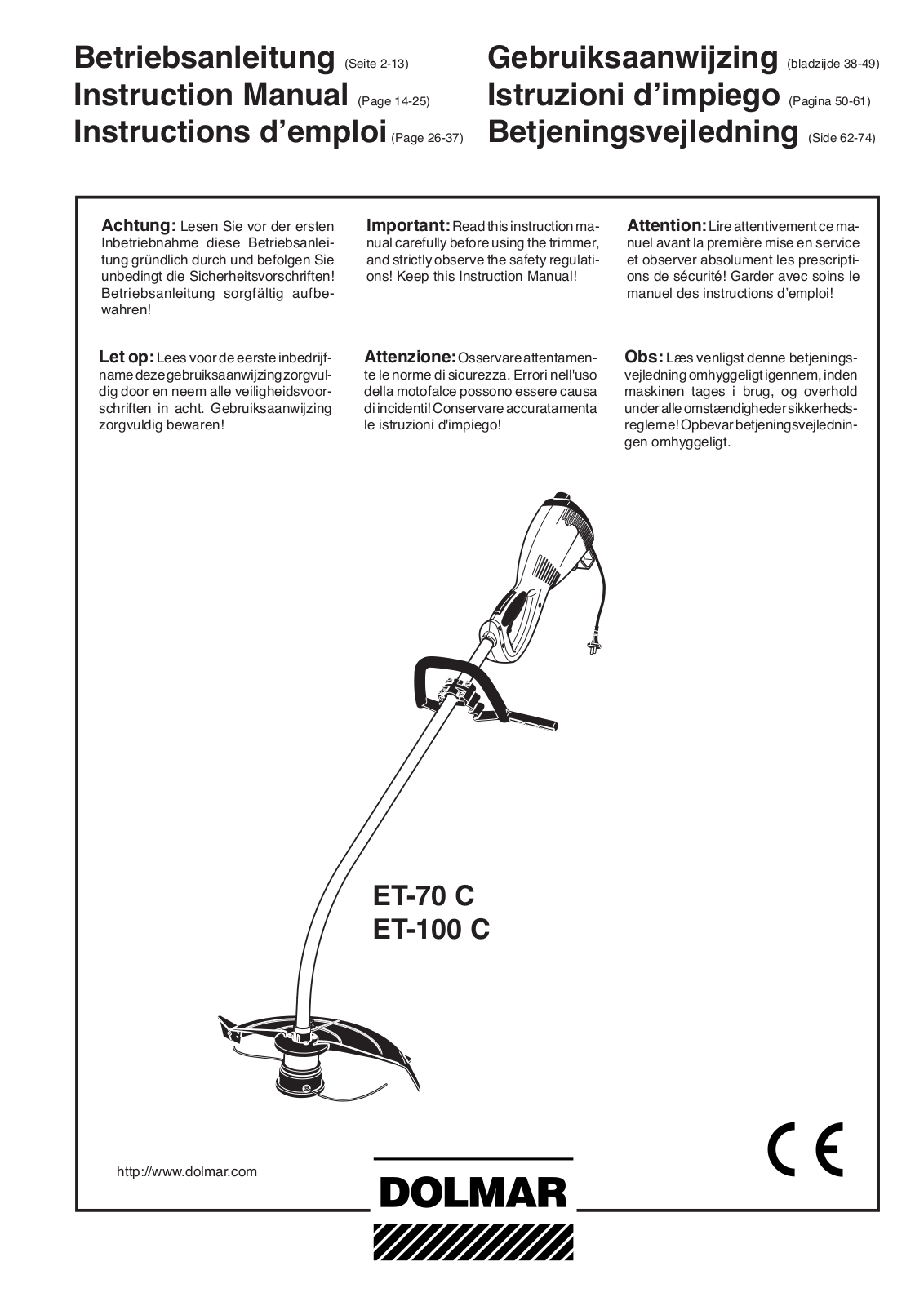 Makita ET70, ET100C User Manual