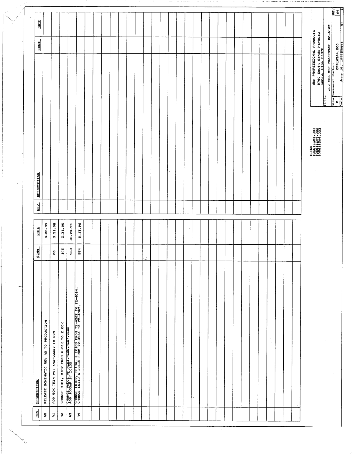 dbx 286 Schematic