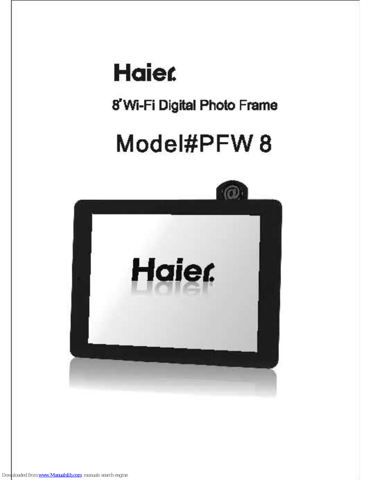 Haier PFW8 User Manual