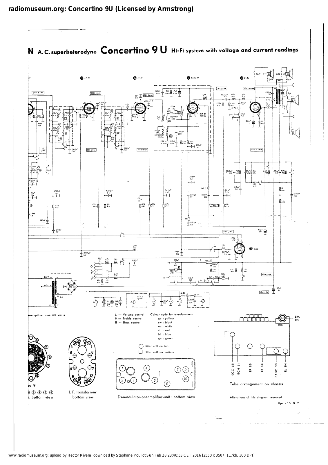 Telefunken Concertino-9U Schematic